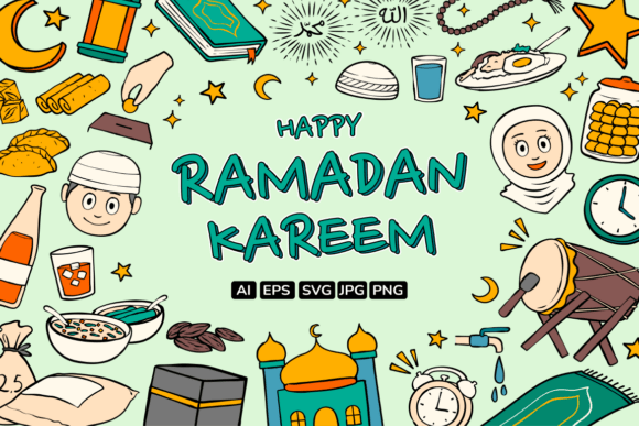 Review: Happy Ramadan Kareem Illustration Set for Stitchers