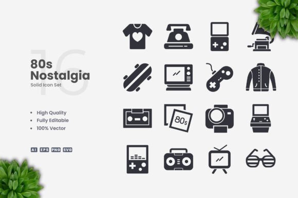 Reviewing 80s Nostalgia Solid Icons for Real Embroidery Projects