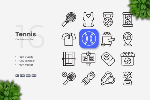 Tennis Icons: A Designer's Take on Stitching Clean Graphics