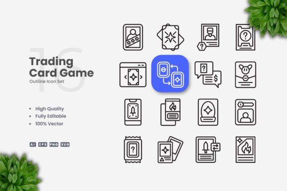Trading Card Game Icons: Graphics for Sellers